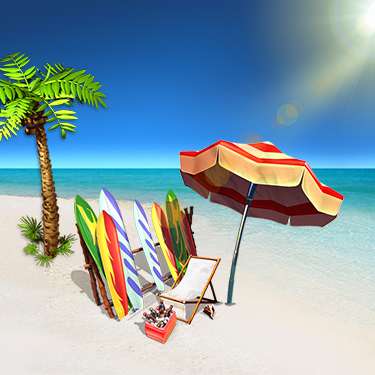 Resource Management Games - Paradise Beach